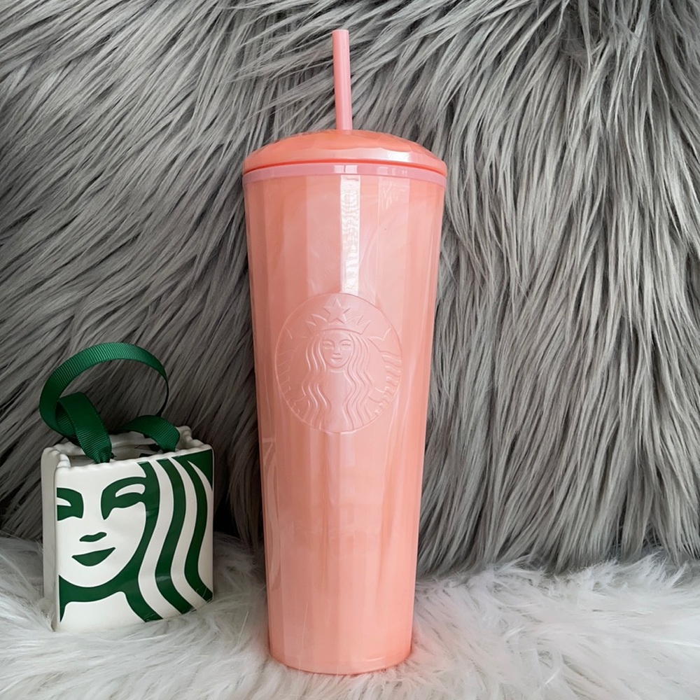 NEW! Starbucks tumbler blush pink kaleidoscope